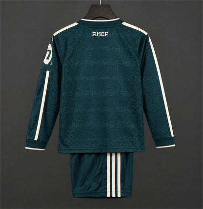 Maillot manches longues extérieur Real Madrid 2026-27 pour enfant, tailles 16-28