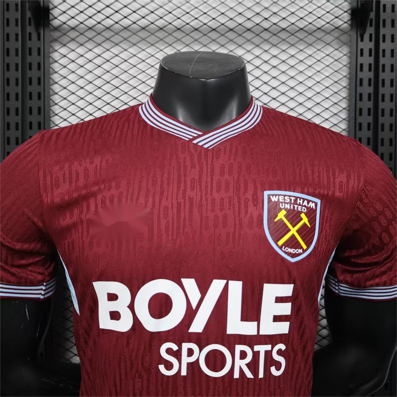 2026-27 West Ham United Jujube Red Player S-3XL