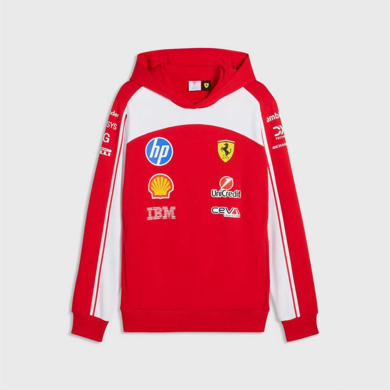 2026 F1 Ferrari Racing Suit Hoodie S-3XL
