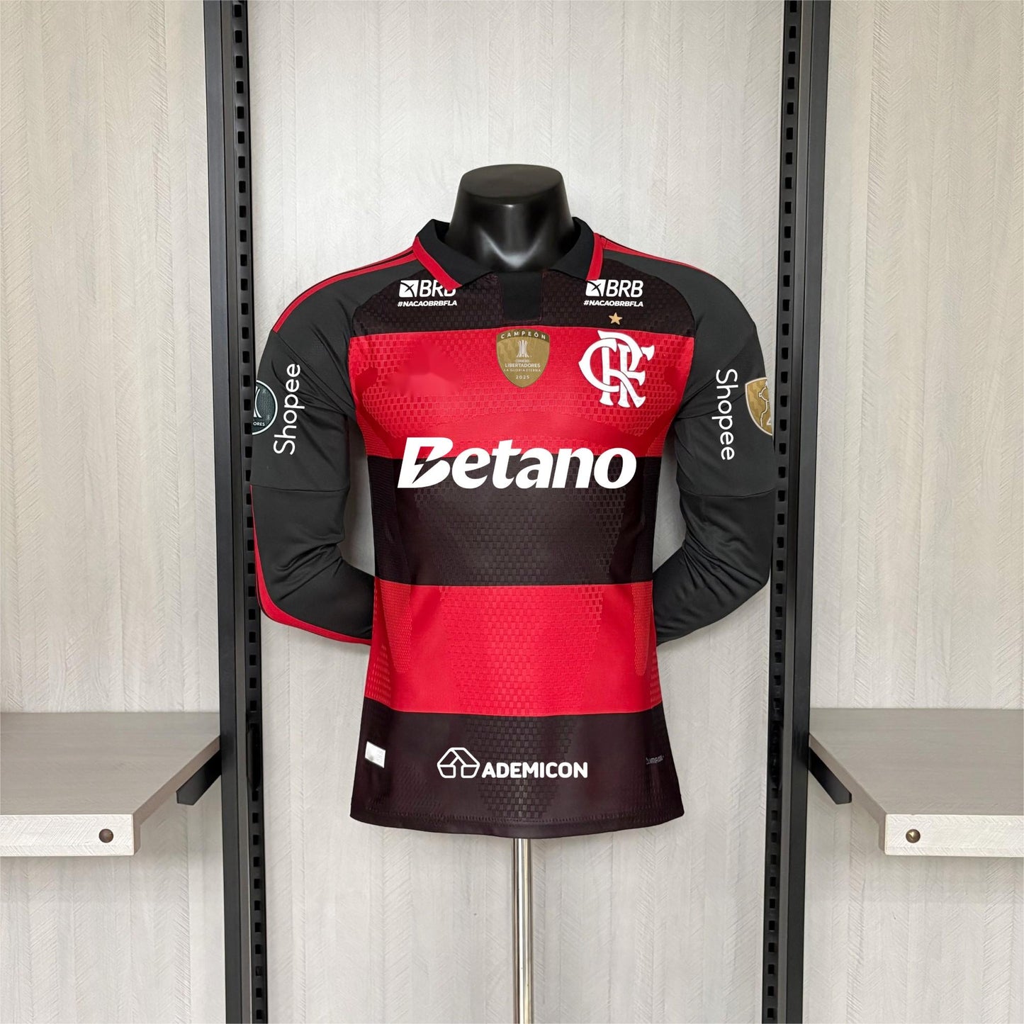 2026-27 Flamengo Home All Sponsors long-Sleeved Player S-3XL