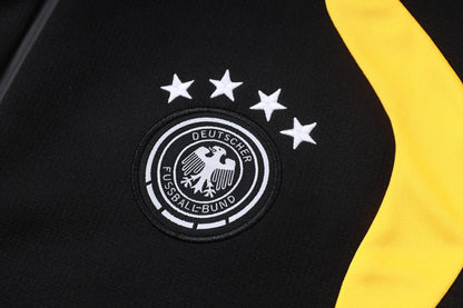 2026 Germany Black Long Pull Training Suit Adults Or Children