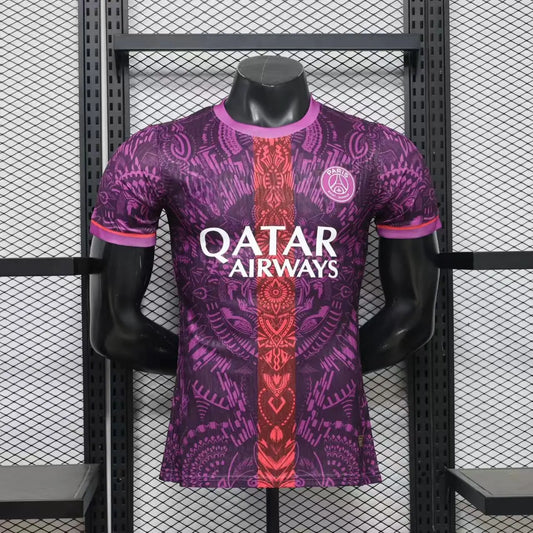 2026-27 Paris Purple with Tribal Pattern Special Player S-3XL