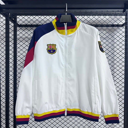 2025-26 Barcelona White Windbreaker S-2XL