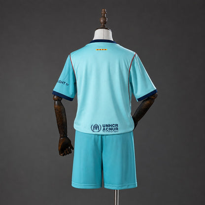 Troisième tenue extérieure du Barcelona 2026-27 pour enfant, tailles 16-28