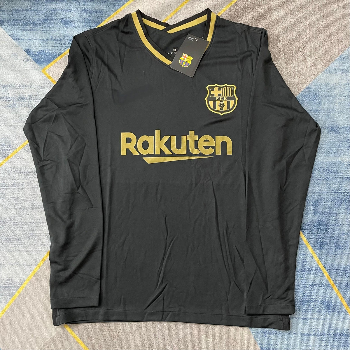 2020-21 Barcelona Away Retro Long Sleeve S-2XL