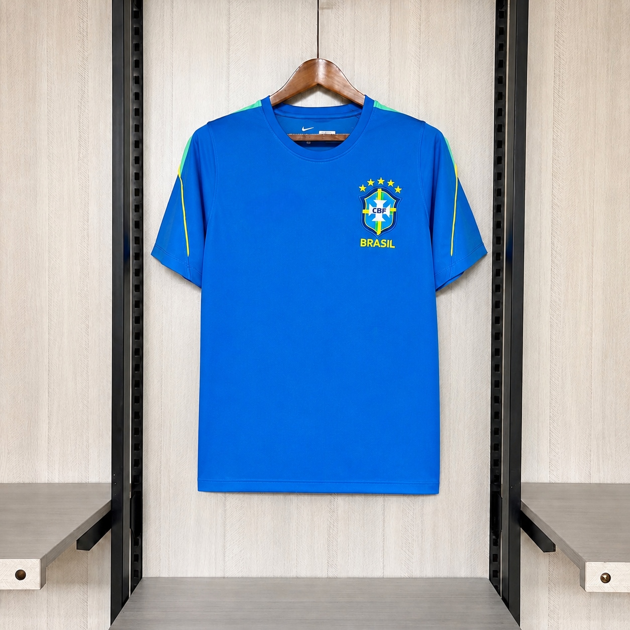 2026 Brazil Trainning Blue Jersey S–4XL