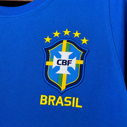 2026 Brazil Trainning Blue Jersey S–4XL