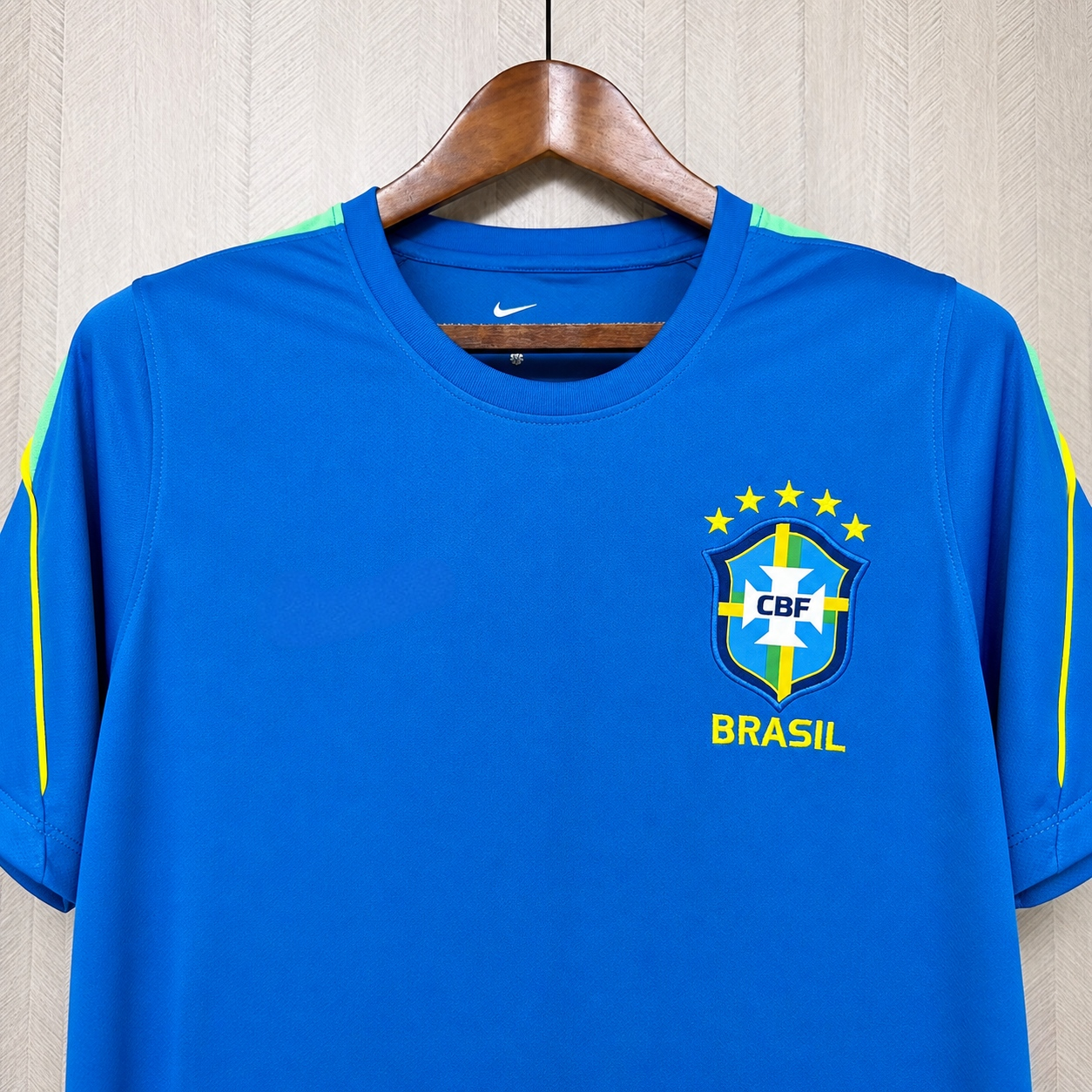 2026 Brazil Trainning Blue Jersey S–4XL