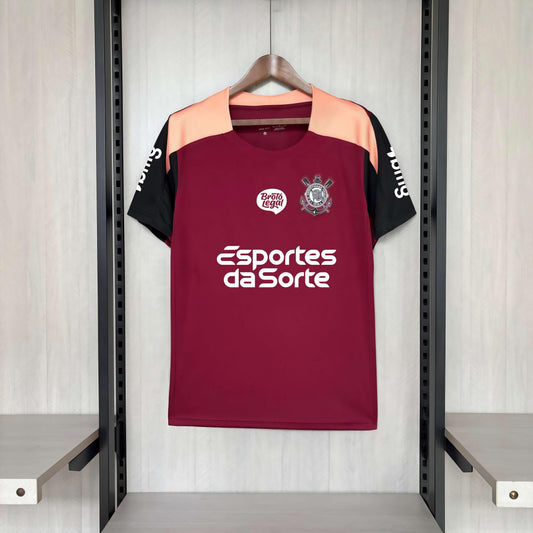 2026-27 Corinthians Training Red All Sponsors S-XXXXL