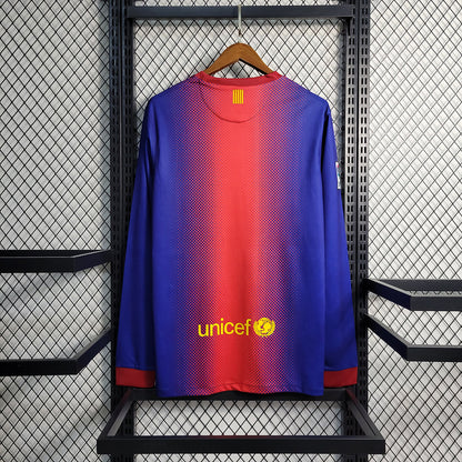 2012-13 Barcelona Home Retro long sleeves S-XXL