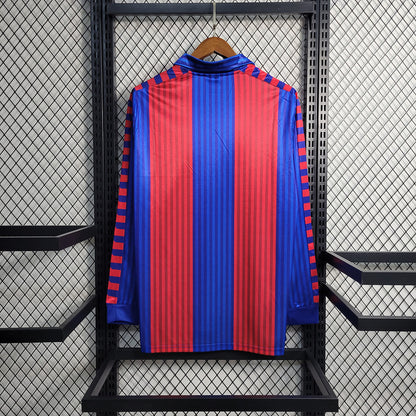 2008-09 Barcelona Home Retro long sleeves S-XXL