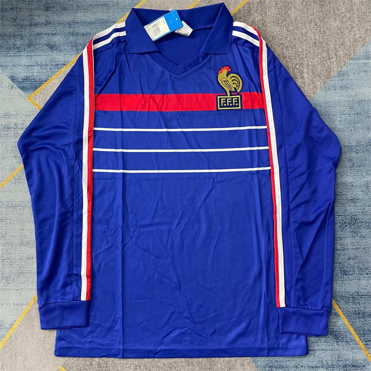 1984 France Home Retro Long Sleeve S-2XL