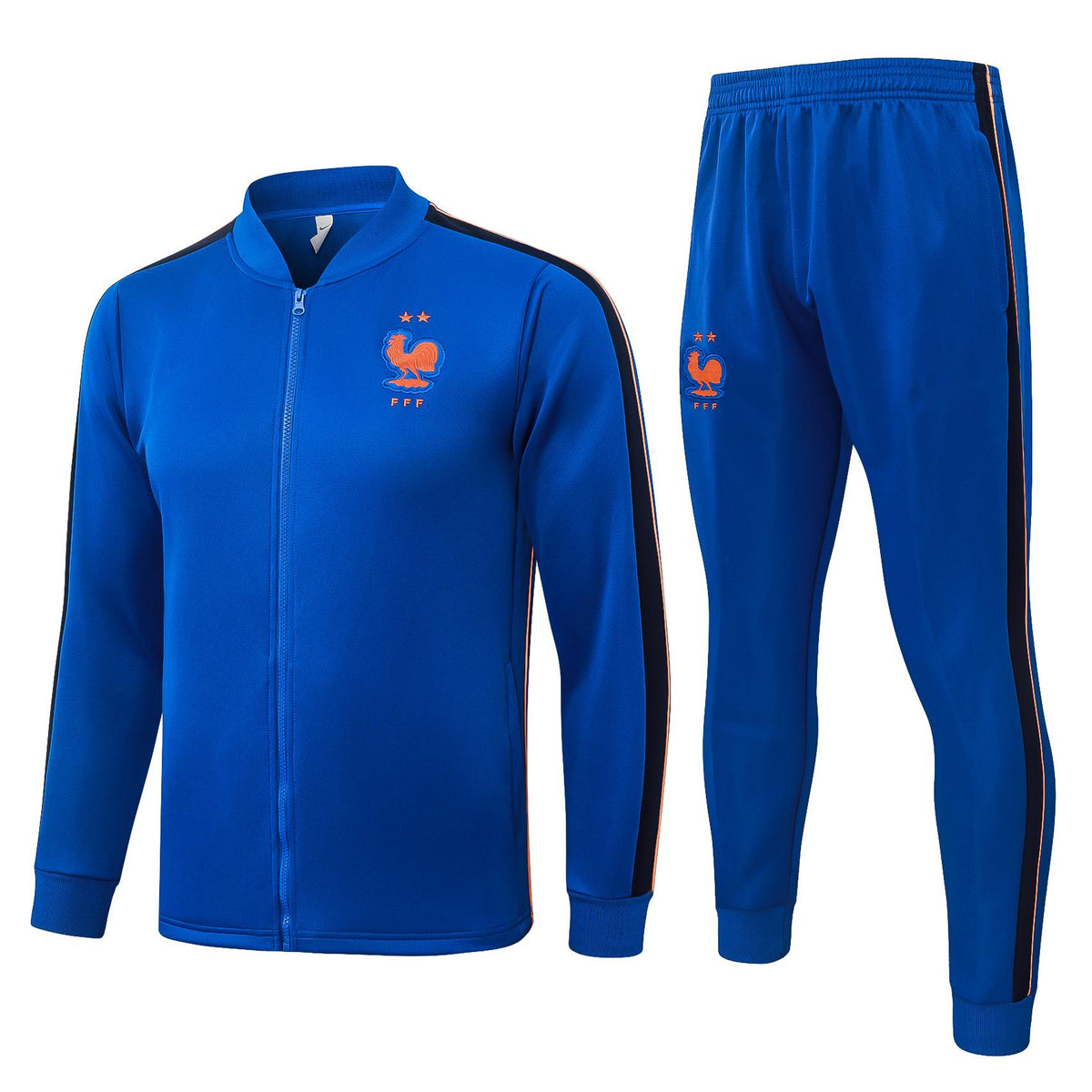 2026 France Color Blue Full Zip Training Suit Adults Or Children