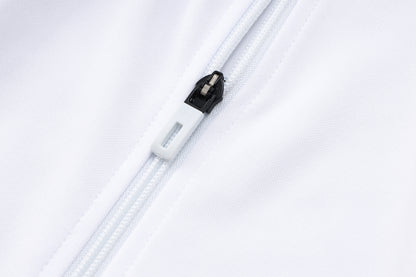 2024-25 Real Madrid White-Yellow Training Suit Kit Long zipper S-2XL