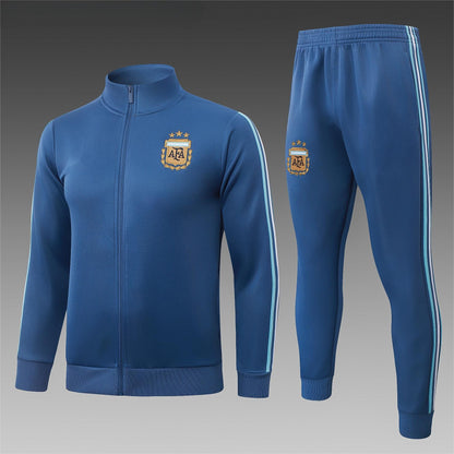 2026 Argentina Blue Full Zip Training Suit Adults Or Children