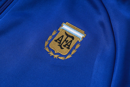 2026 Argentina Color Blue Full Zip Training Suit Adults Or Children