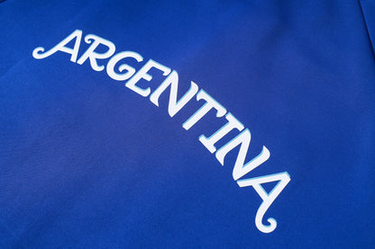 2026 Argentina Color Blue Full Zip Training Suit Adults Or Children