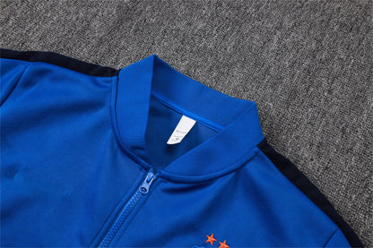 2026 France Color Blue Full Zip Training Suit Adults Or Children