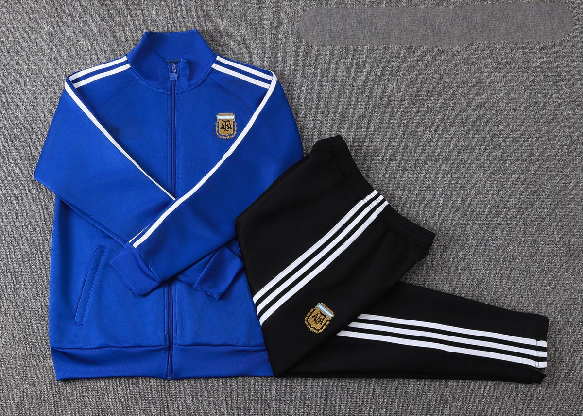 2026 Argentina Color Blue Full Zip Training Suit Adults Or Children