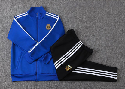 2026 Argentina Color Blue Full Zip Training Suit Adults Or Children