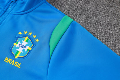 2026 Brazil Lake Blue Full Zip Training Suit Adults Or Children