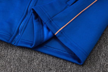 2026 France Color Blue Full Zip Training Suit Adults Or Children