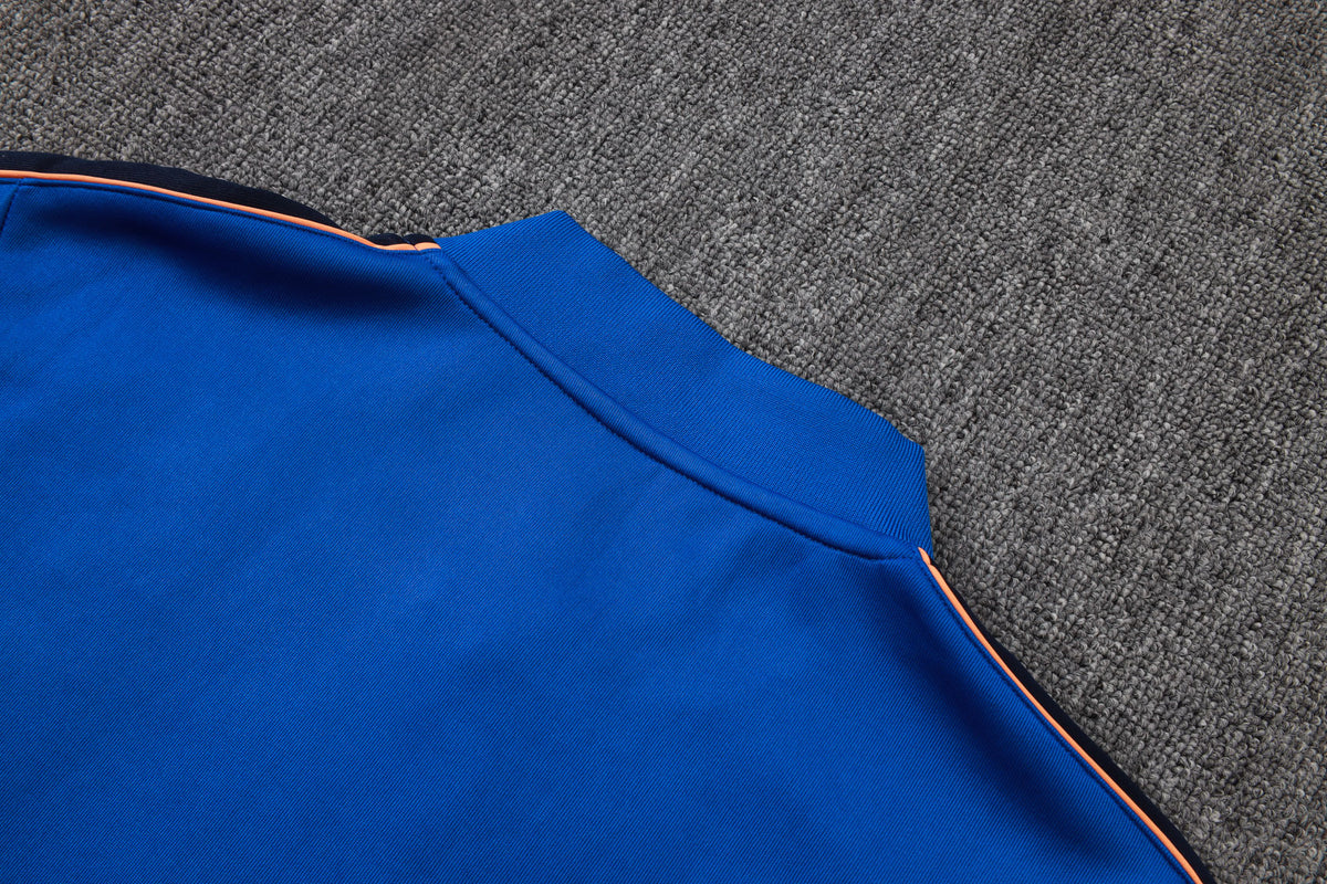 2026 France Color Blue Full Zip Training Suit Adults Or Children