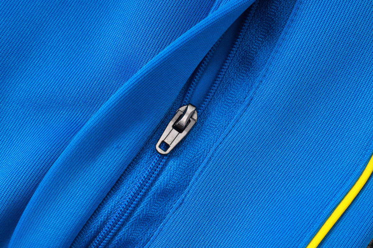 2026 Brazil Lake Blue Full Zip Training Suit Adults Or Children