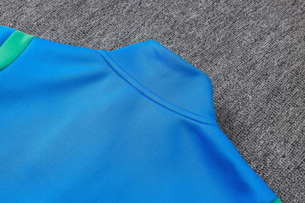 2026 Brazil Lake Blue Full Zip Training Suit Adults Or Children