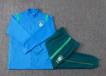 2026 Brazil Lake Blue Full Zip Training Suit Adults Or Children