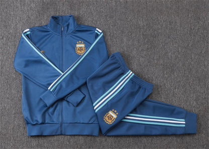 2026 Argentina Blue Full Zip Training Suit Adults Or Children