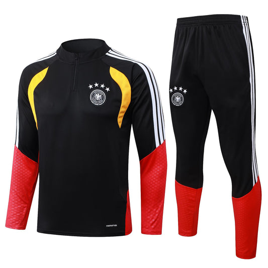2026 Germany Black Half Zip Training Suit Adults Or Children