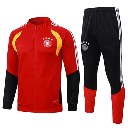 2026 Germany Red Full Zip Training Suit Adults Or Children