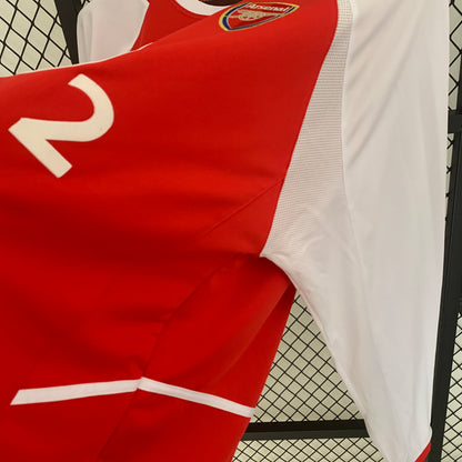 02-04 Arsenal Home Retro Long Sleeve S-XXL