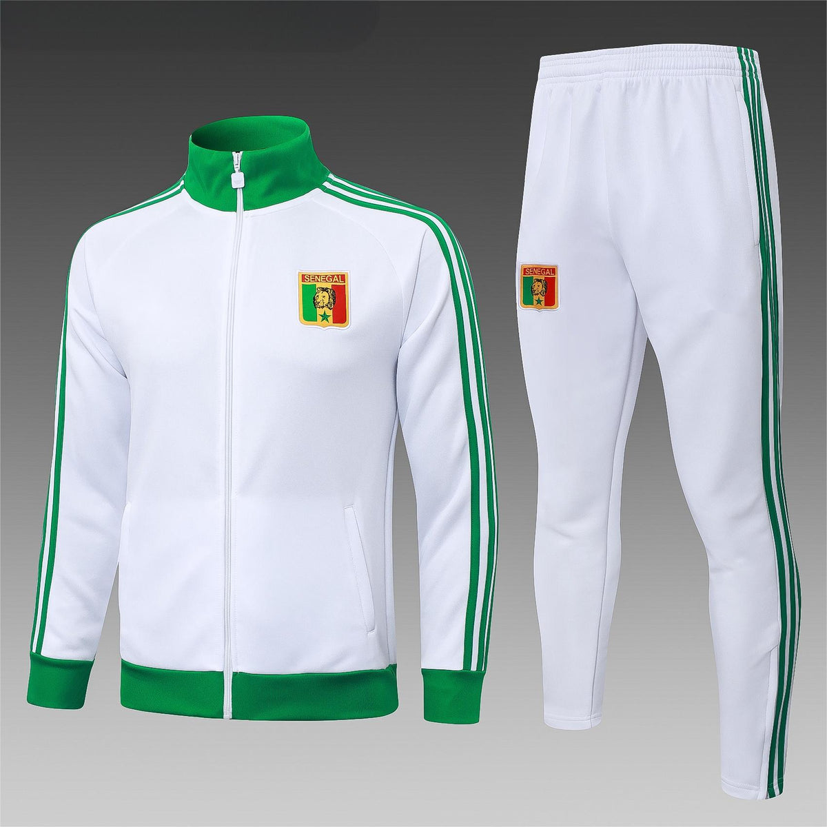 2026 Senegal White Full Zip Training Suit Adults Or Children