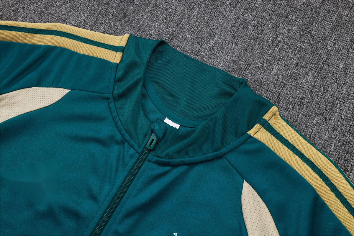 2026 Saudi Arabia Deep Green Full Zip Training Suit Adults Or Children