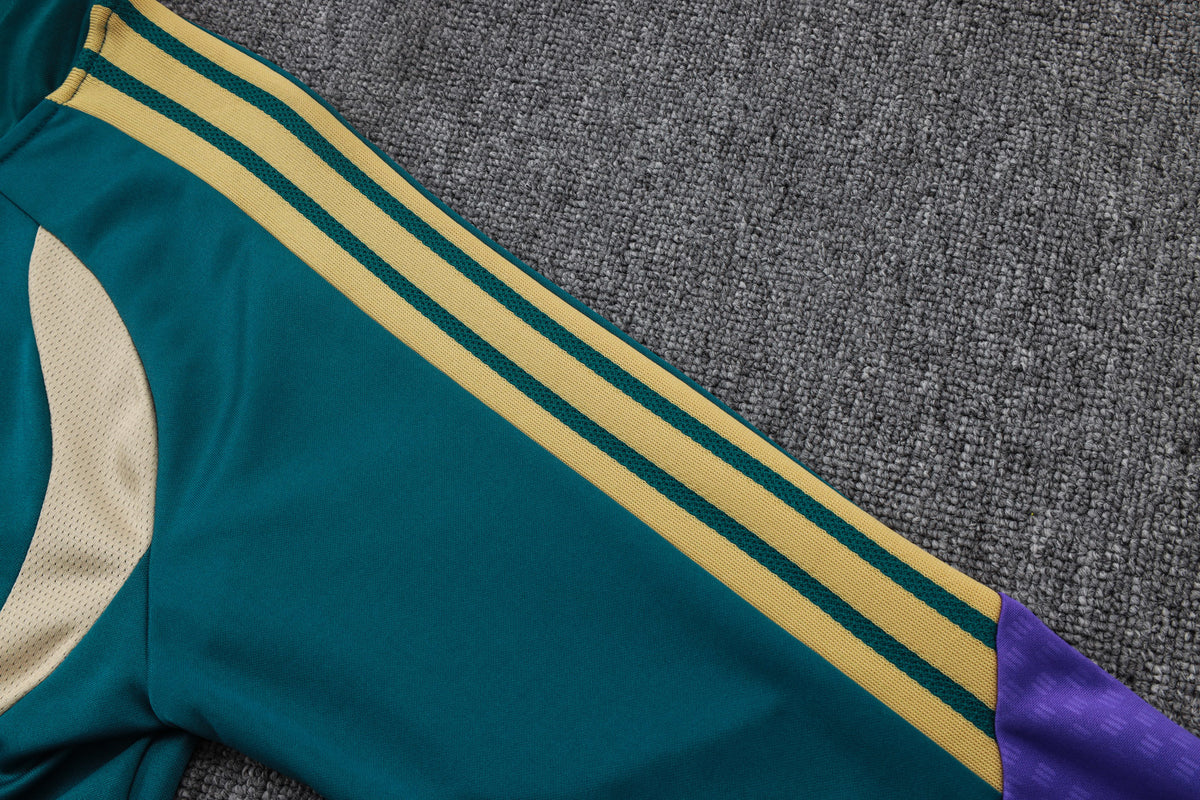 2026 Saudi Arabia Deep Green Full Zip Training Suit Adults Or Children