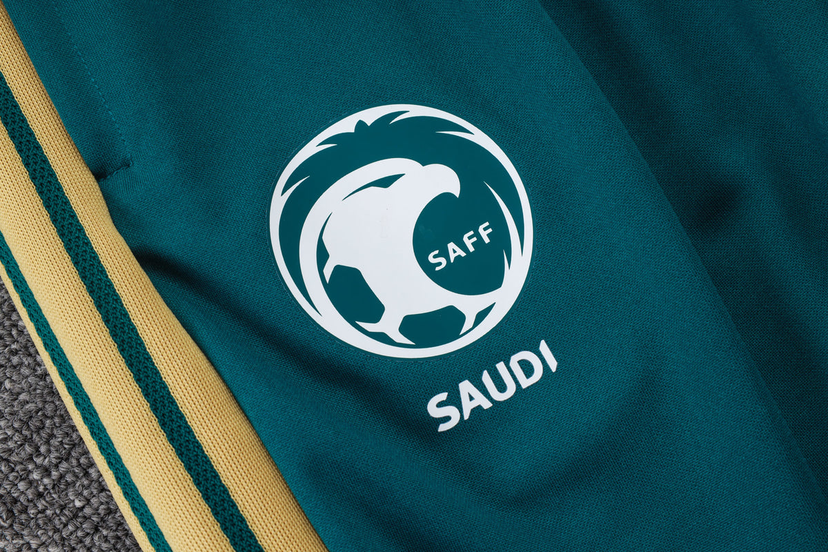 2026 Saudi Arabia Deep Green Full Zip Training Suit Adults Or Children