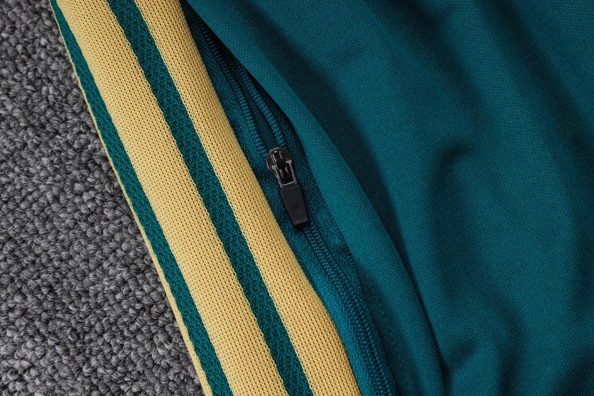 2026 Saudi Arabia Deep Green Full Zip Training Suit Adults Or Children