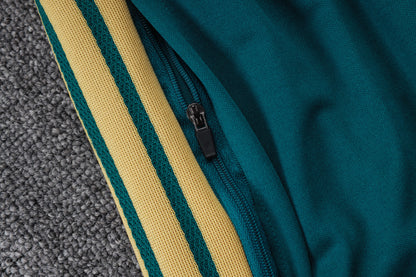 2026 Saudi Arabia Deep Green Full Zip Training Suit Adults Or Children