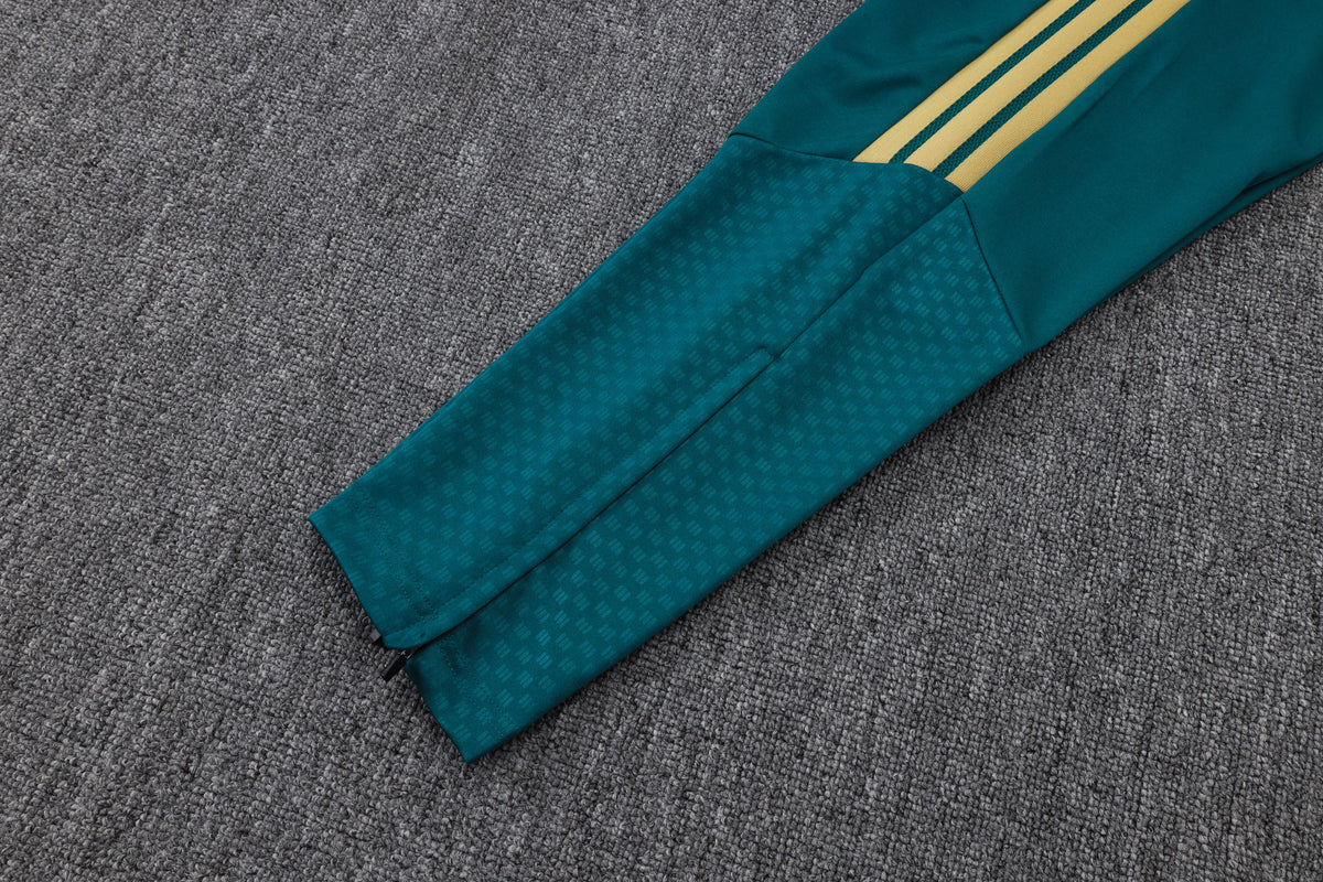 2026 Saudi Arabia Deep Green Full Zip Training Suit Adults Or Children