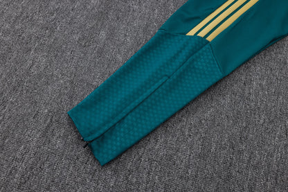 2026 Saudi Arabia Deep Green Full Zip Training Suit Adults Or Children