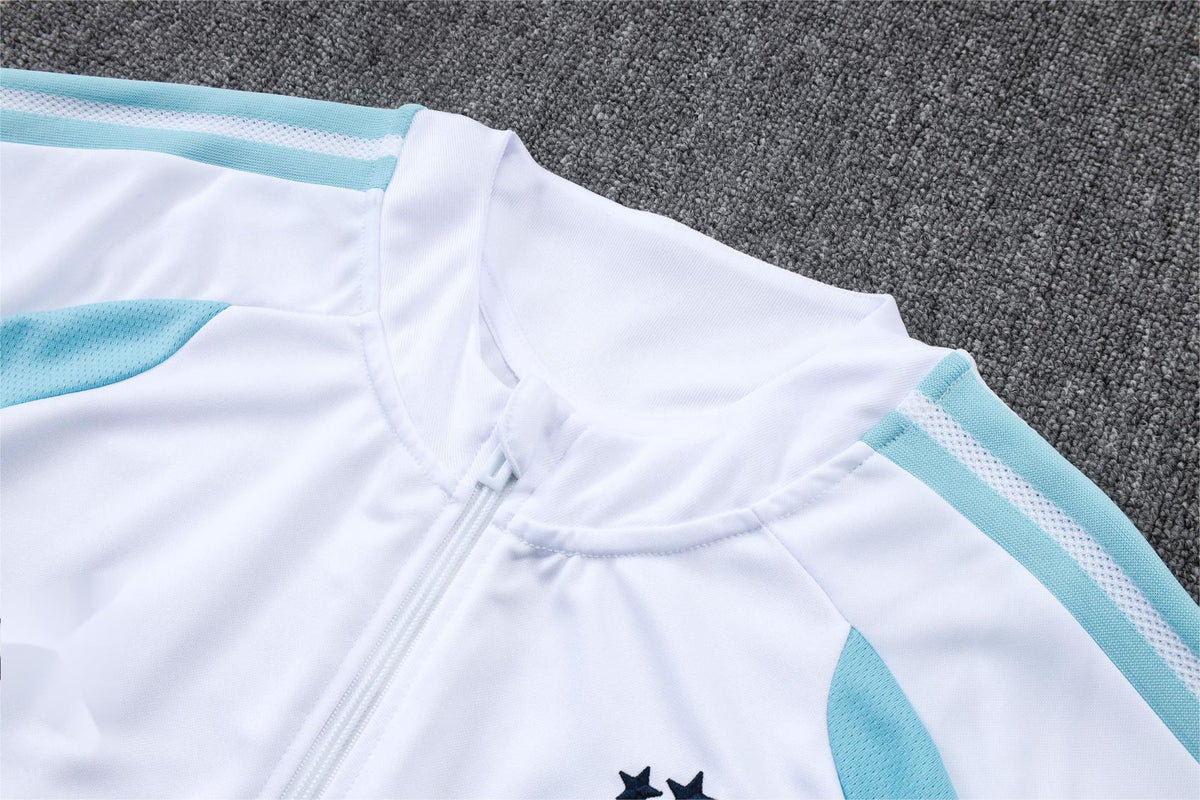 2026 Argentina White Full Zip Training Suit Adults Or Children