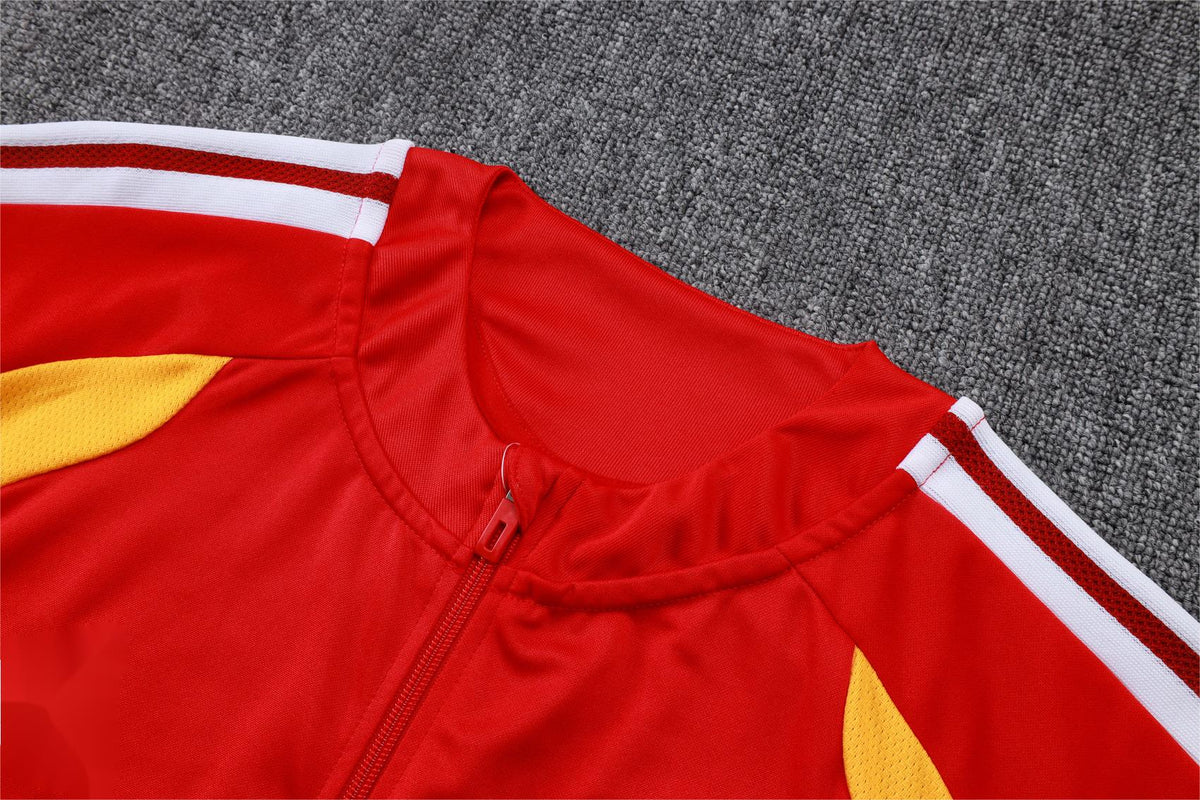 2026 Germany Red Full Zip Training Suit Adults Or Children