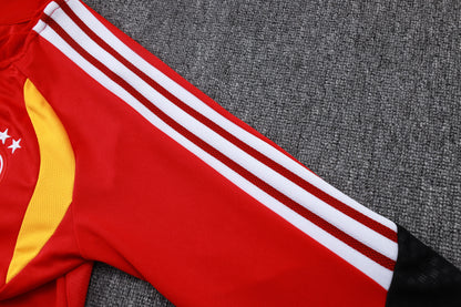 2026 Germany Red Full Zip Training Suit Adults Or Children