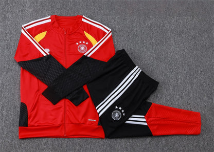 2026 Germany Red Full Zip Training Suit Adults Or Children