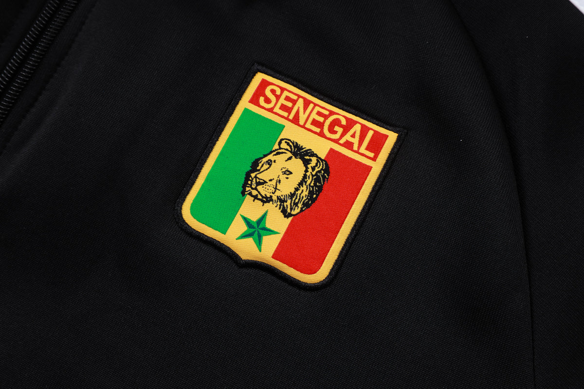 2026 Senegal Black Full Zip Training Suit Adults Or Children