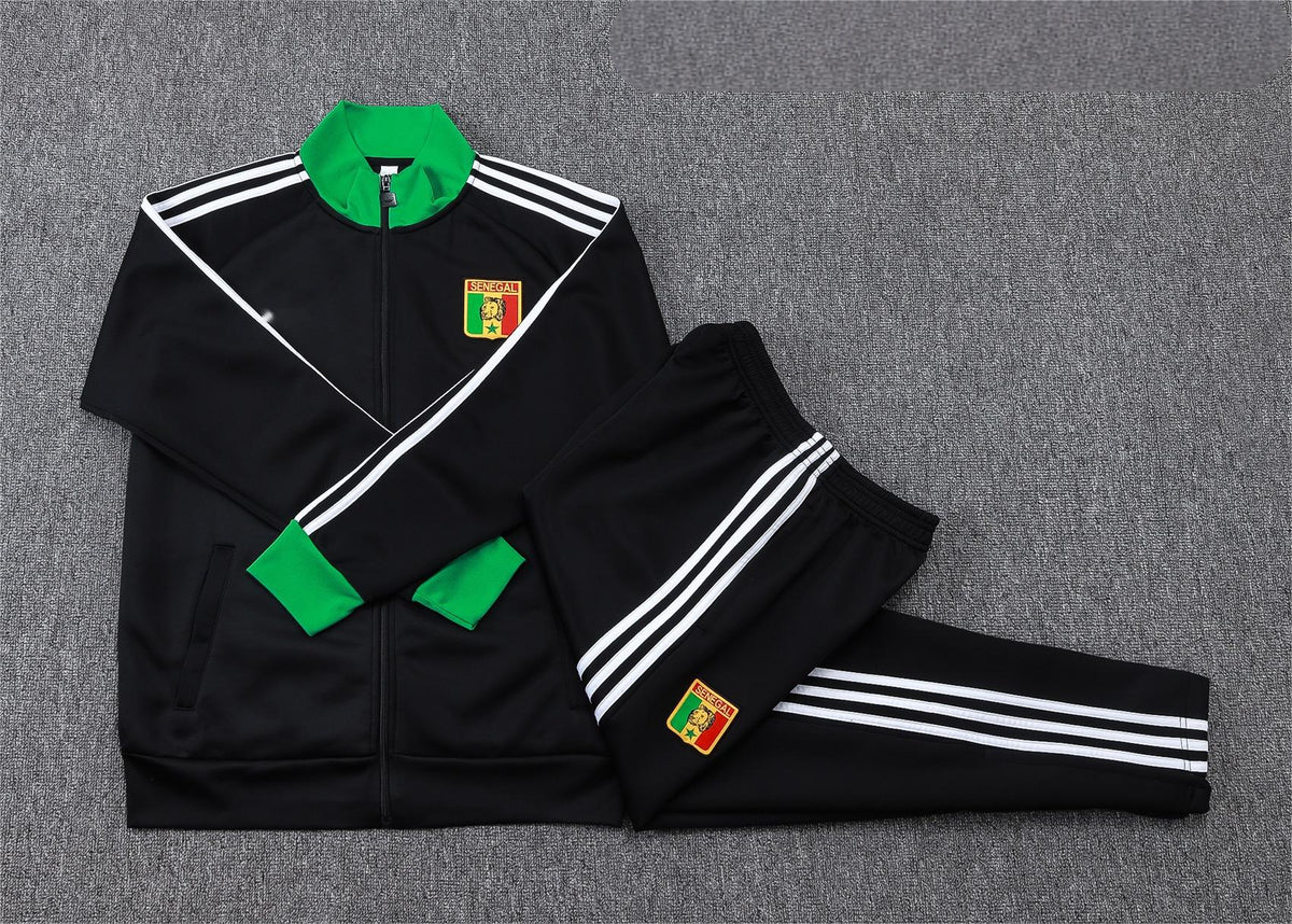 2026 Senegal Black Full Zip Training Suit Adults Or Children
