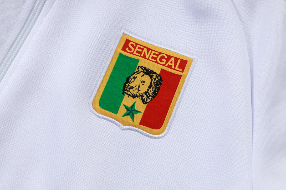 2026 Senegal White Full Zip Training Suit Adults Or Children