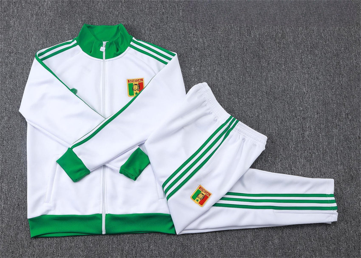 2026 Senegal White Full Zip Training Suit Adults Or Children